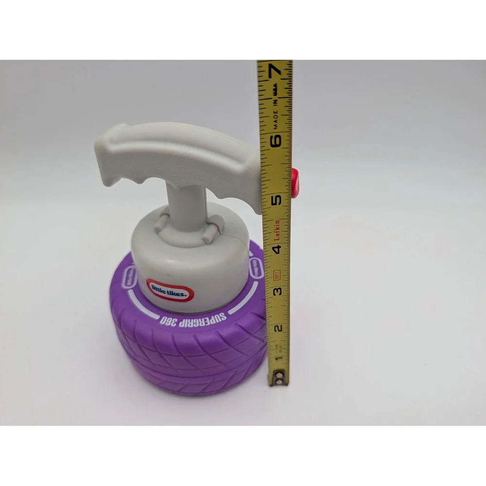 Little Tikes Supergrip 360 Launcher Purple Tire Toy T Handle